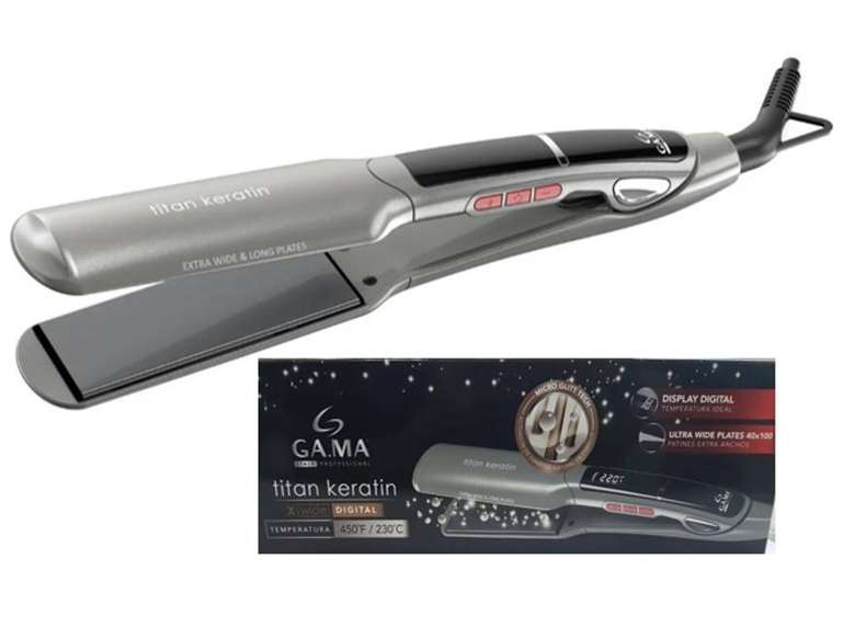 Plancha Alisadora Gama X-wide Digital Titan Keratin